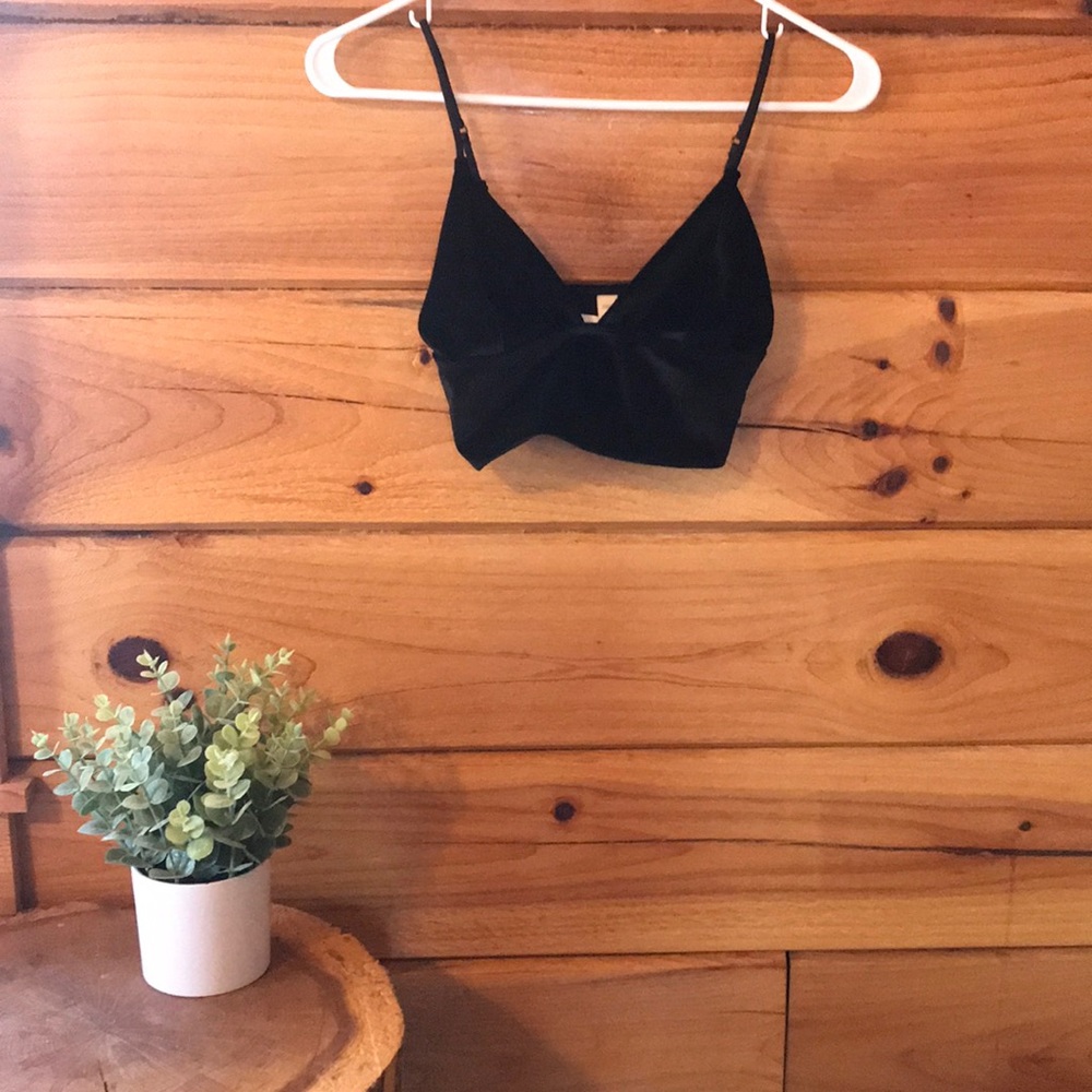NWT Black Velvet bralette